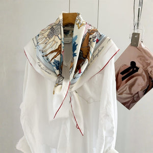 MaraSilk Pure Mulberry Silk Scarf - Square Twill MS937