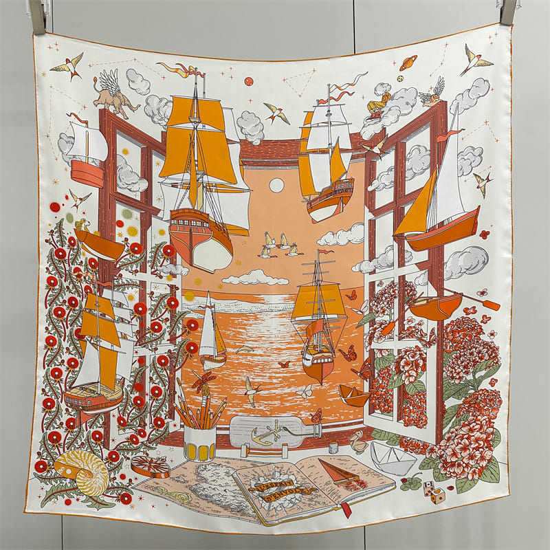 MaraSilk Pure Mulberry Silk Scarf - Square Twill MS938 34" x 34" MS93801