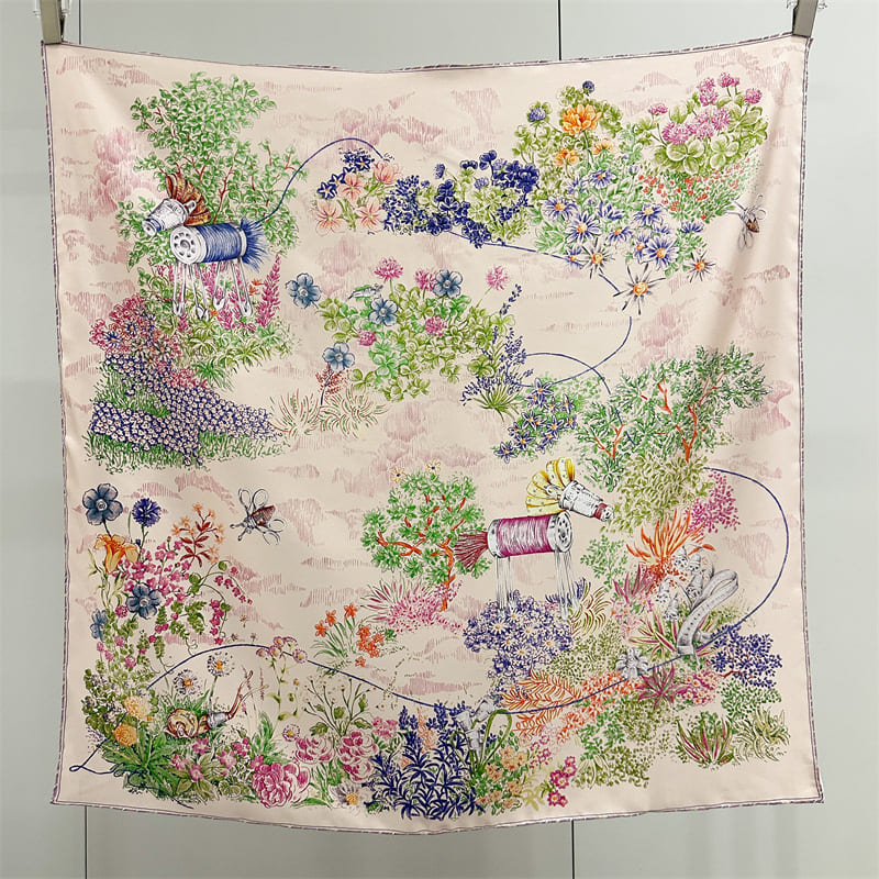 MaraSilk Pure Mulberry Silk Scarf - Square Twill MS939 34" x 34" MS93901