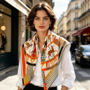 MaraSilk Pure Mulberry Silk Scarf - Square Twill MS958