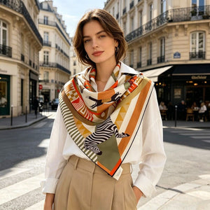 MaraSilk Pure Mulberry Silk Scarf - Square Twill MS958