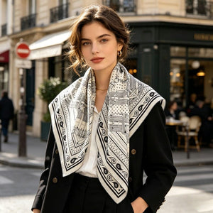 MaraSilk Pure Mulberry Silk Scarf - Square Twill MS959