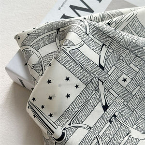 MaraSilk Pure Mulberry Silk Scarf - Square Twill MS959