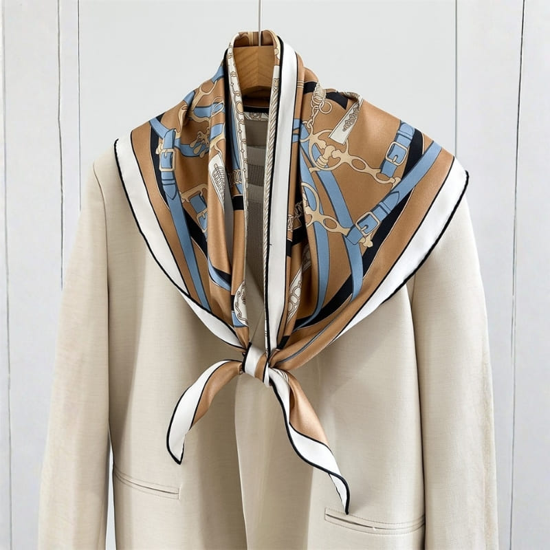 MaraSilk Pure Mulberry Silk Scarf - Triangle Twill MS953