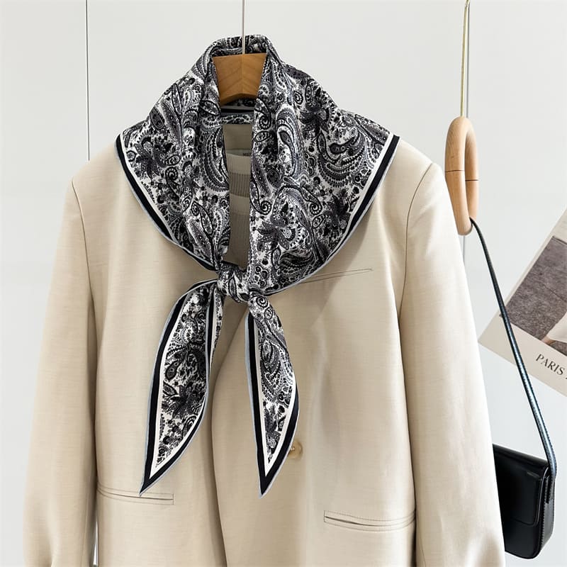 MaraSilk Pure Mulberry Silk Scarf - Triangle Twill MS953