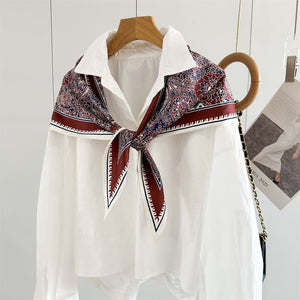 MaraSilk Pure Mulberry Silk Scarf - Triangle Twill MS953