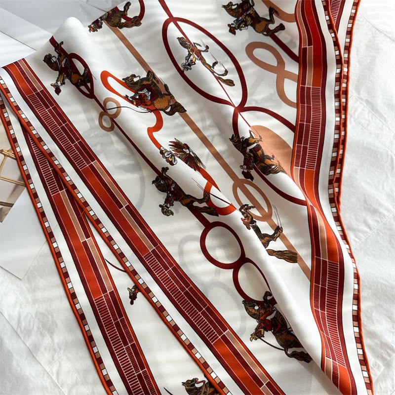 MaraSilk Pure Mulberry Silk Scarf - Triangle Twill MS954