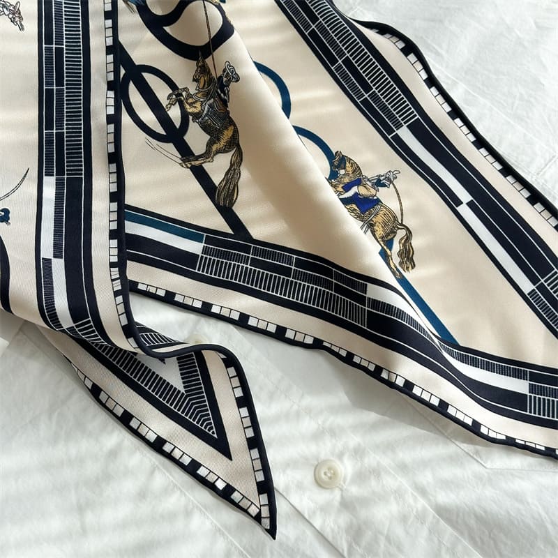 MaraSilk Pure Mulberry Silk Scarf - Triangle Twill MS954