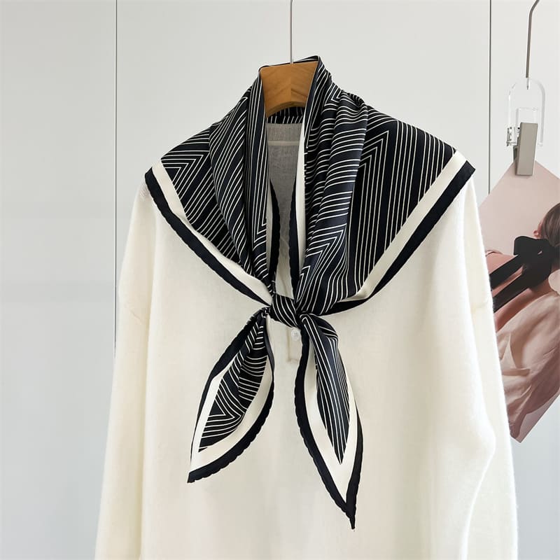 MaraSilk Pure Mulberry Silk Scarf - Triangle Twill MS955