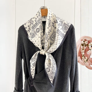 MaraSilk Pure Mulberry Silk Scarf - Triangle Twill MS955