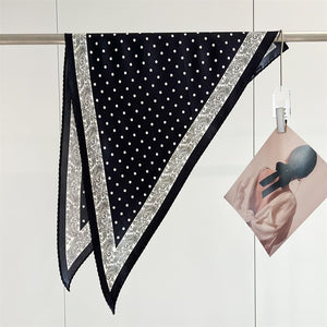 MaraSilk Pure Mulberry Silk Scarf - Triangle Twill MS955 51" x 33" x 33" MS95504