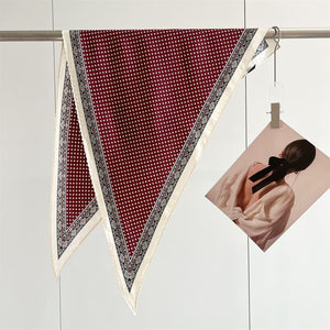 MaraSilk Pure Mulberry Silk Scarf - Triangle Twill MS955 51" x 33" x 33" MS95505