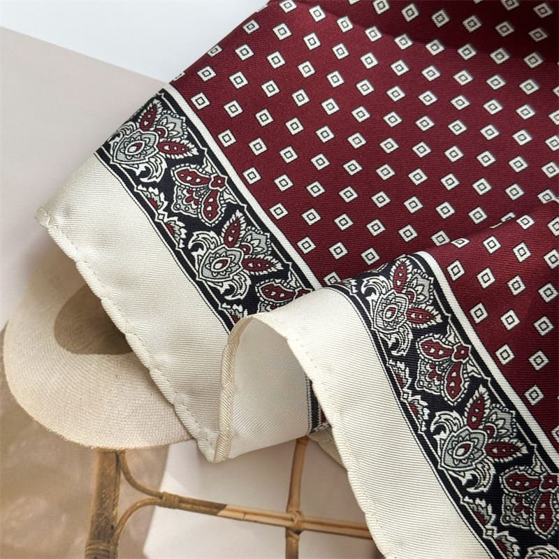MaraSilk Pure Mulberry Silk Scarf - Triangle Twill MS955
