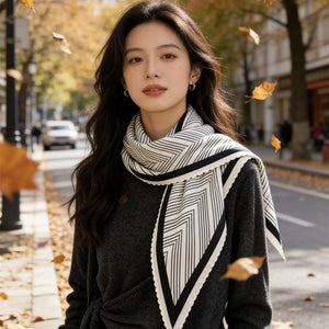 MaraSilk Pure Mulberry Silk Scarf - Triangle Twill MS955