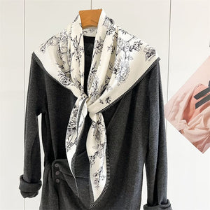 MaraSilk Pure Mulberry Silk Scarf - Triangle Twill MS955