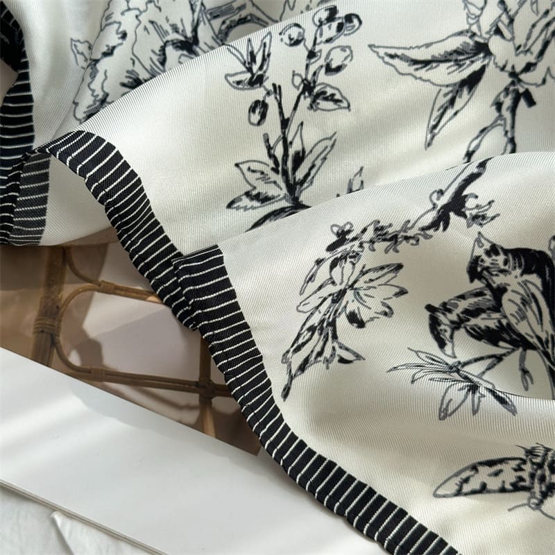 MaraSilk Pure Mulberry Silk Scarf - Triangle Twill MS955