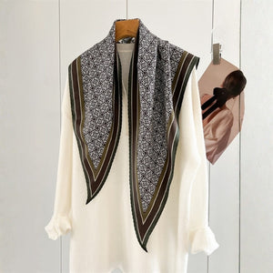 MaraSilk Pure Mulberry Silk Scarf - Triangle Twill MS955