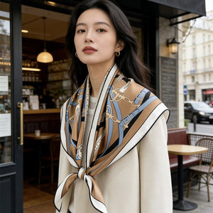 MaraSilk Pure Mulberry Silk Scarf - Triangle Twill MS956