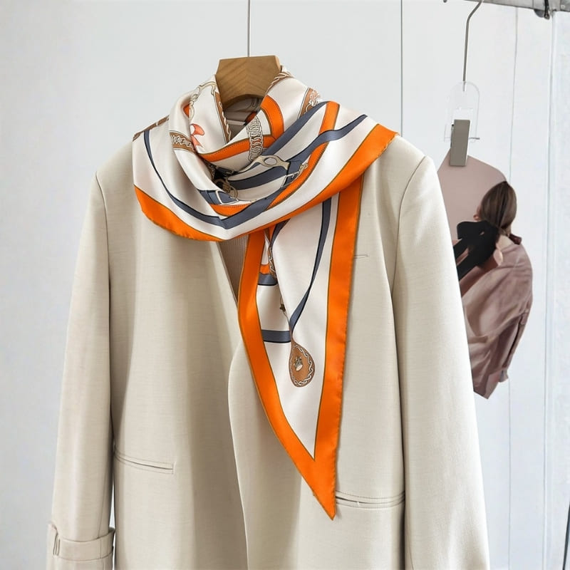 MaraSilk Pure Mulberry Silk Scarf - Triangle Twill MS956