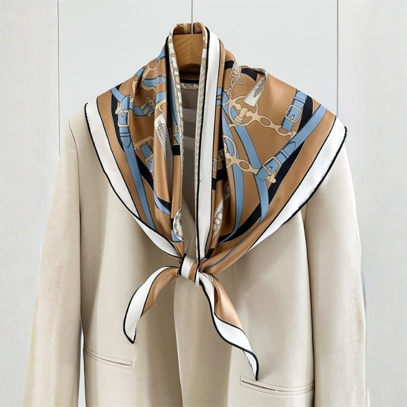 MaraSilk Pure Mulberry Silk Scarf - Triangle Twill MS956