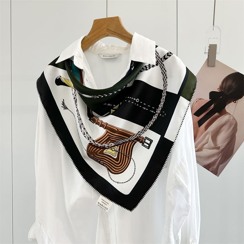 MaraSilk Pure Mulberry Silk Scarf - Triangle Twill MS963