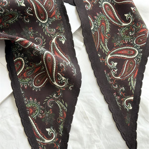 MaraSilk Pure Mulberry Silk-Wool Scarf - Diamond MS812