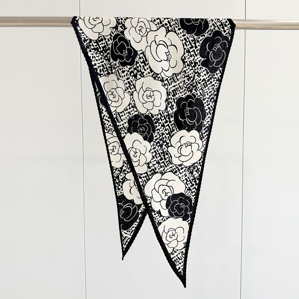 MaraSilk Pure Mulberry Silk-Wool Scarf - Diamond MS812 55" x 17" MS81204