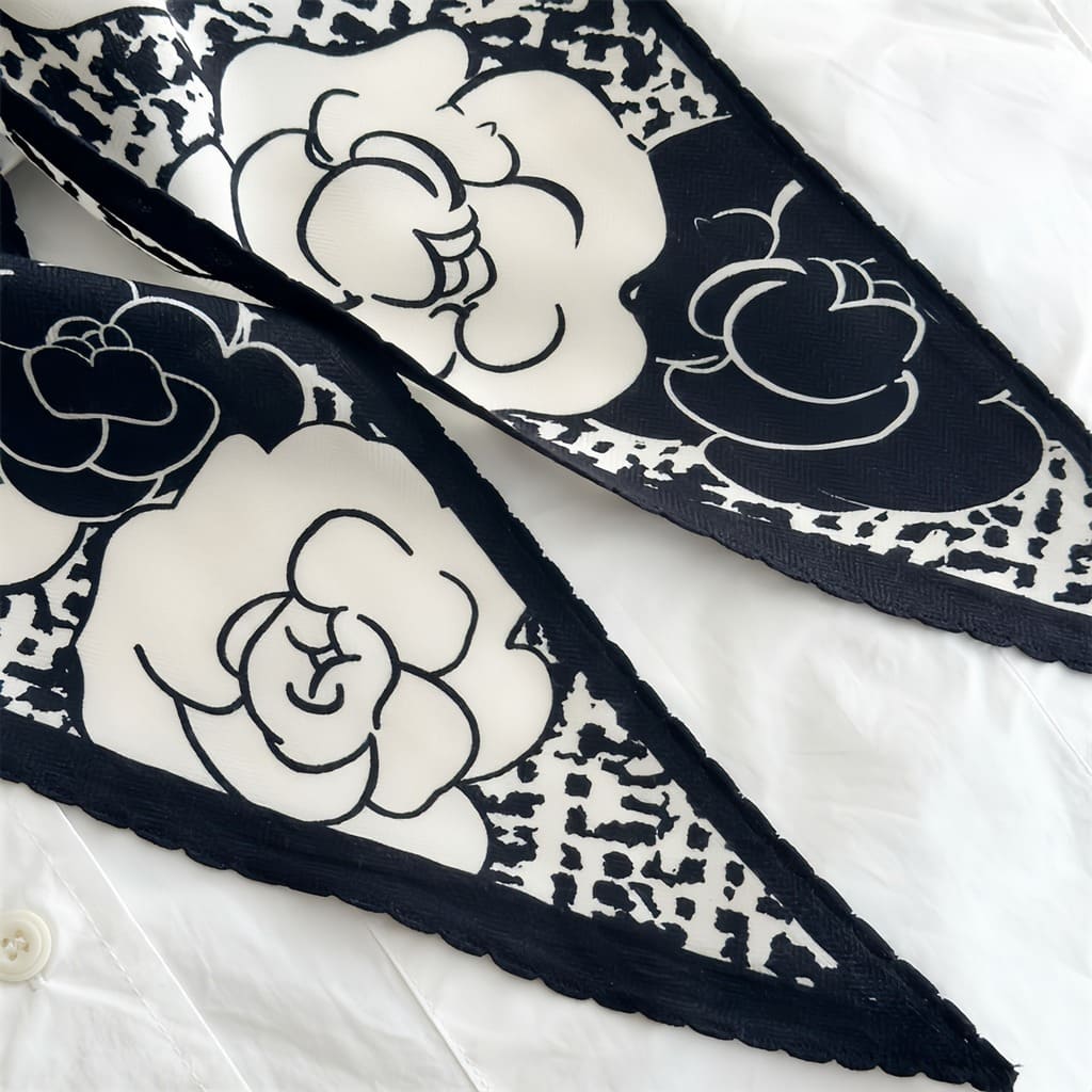 MaraSilk Pure Mulberry Silk-Wool Scarf - Diamond MS812