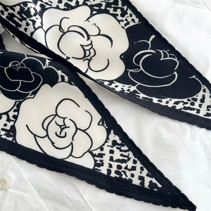 MaraSilk Pure Mulberry Silk-Wool Scarf - Diamond MS812