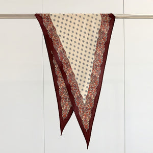 MaraSilk Pure Mulberry Silk-Wool Scarf - Diamond MS812 55" x 17" MS81208