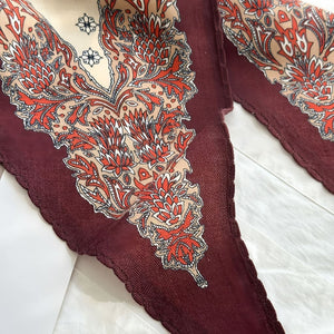 MaraSilk Pure Mulberry Silk-Wool Scarf - Diamond MS812