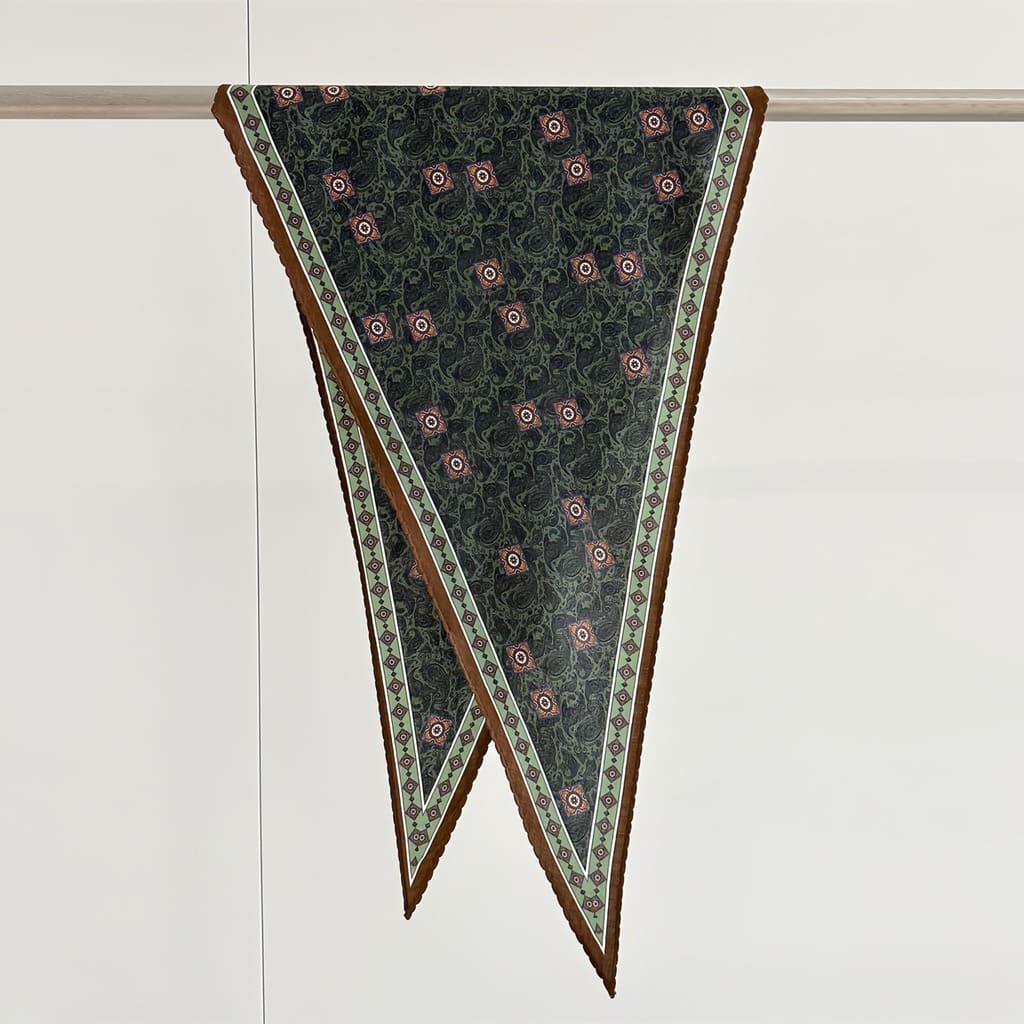 MaraSilk Pure Mulberry Silk-Wool Scarf - Diamond MS812