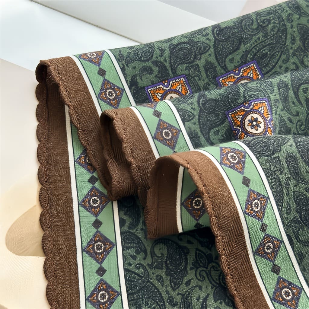 MaraSilk Pure Mulberry Silk-Wool Scarf - Diamond MS812