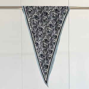 MaraSilk Pure Mulberry Silk-Wool Scarf - Diamond MS812