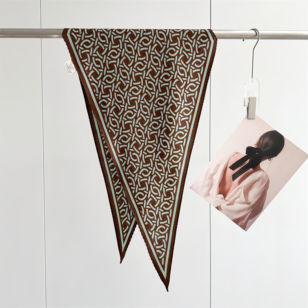 MaraSilk Pure Mulberry Silk-Wool Scarf - Diamond MS812