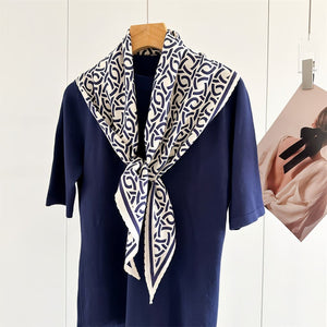 MaraSilk Pure Mulberry Silk-Wool Scarf - Diamond MS812