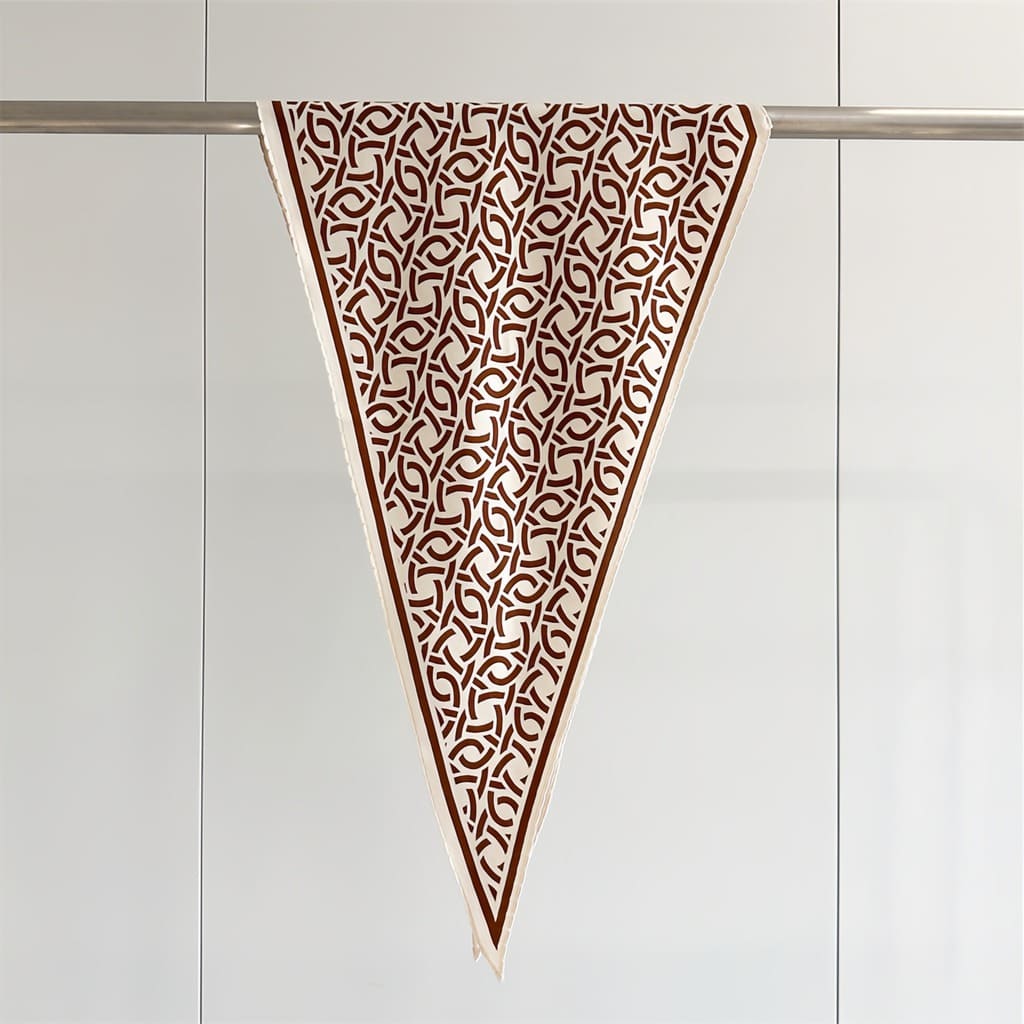 MaraSilk Pure Mulberry Silk-Wool Scarf - Diamond MS812