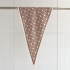 MaraSilk Pure Mulberry Silk-Wool Scarf - Diamond MS812