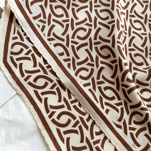 MaraSilk Pure Mulberry Silk-Wool Scarf - Diamond MS812