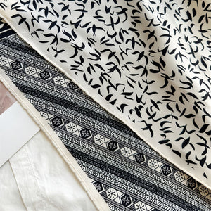 MaraSilk Pure Mulberry Silk-Wool Scarf - Diamond MS812