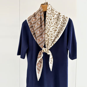 MaraSilk Pure Mulberry Silk-Wool Scarf - Diamond MS812