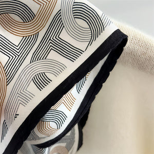 MaraSilk Pure Mulberry Silk-Wool Scarf - Diamond MS813