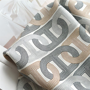 MaraSilk Pure Mulberry Silk-Wool Scarf - Diamond MS813