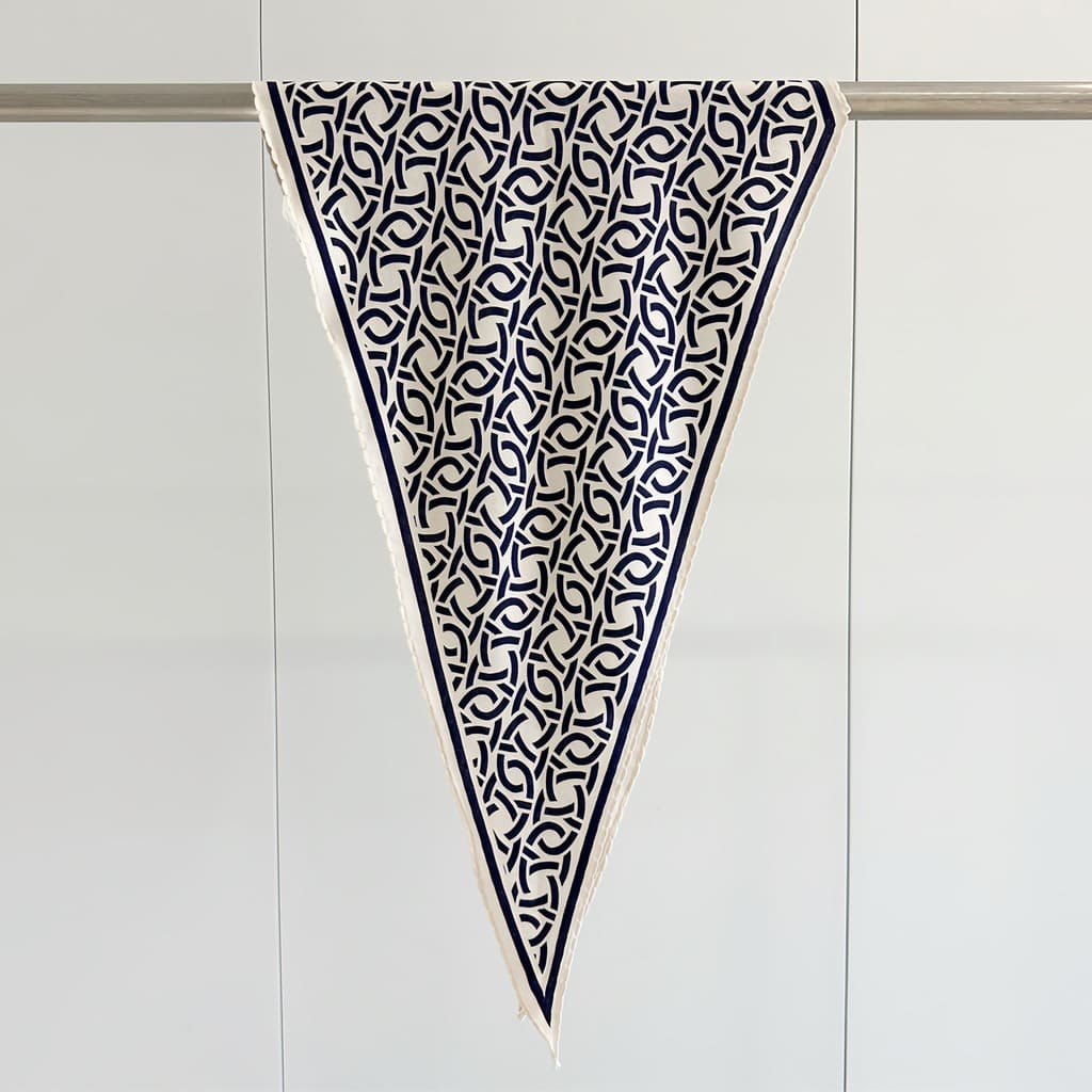 MaraSilk Pure Mulberry Silk-Wool Scarf - Diamond MS813