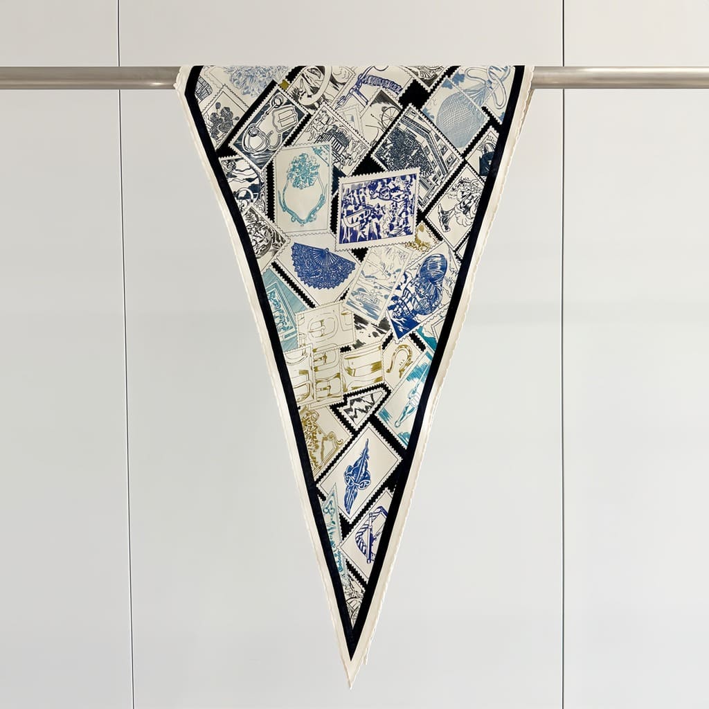 MaraSilk Pure Mulberry Silk-Wool Scarf - Diamond MS813 55" x 17" MS81304