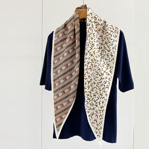 MaraSilk Pure Mulberry Silk-Wool Scarf - Diamond MS813