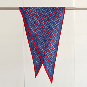 MaraSilk Pure Mulberry Silk-Wool Scarf - Diamond MS813