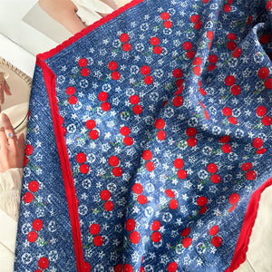 MaraSilk Pure Mulberry Silk-Wool Scarf - Diamond MS813