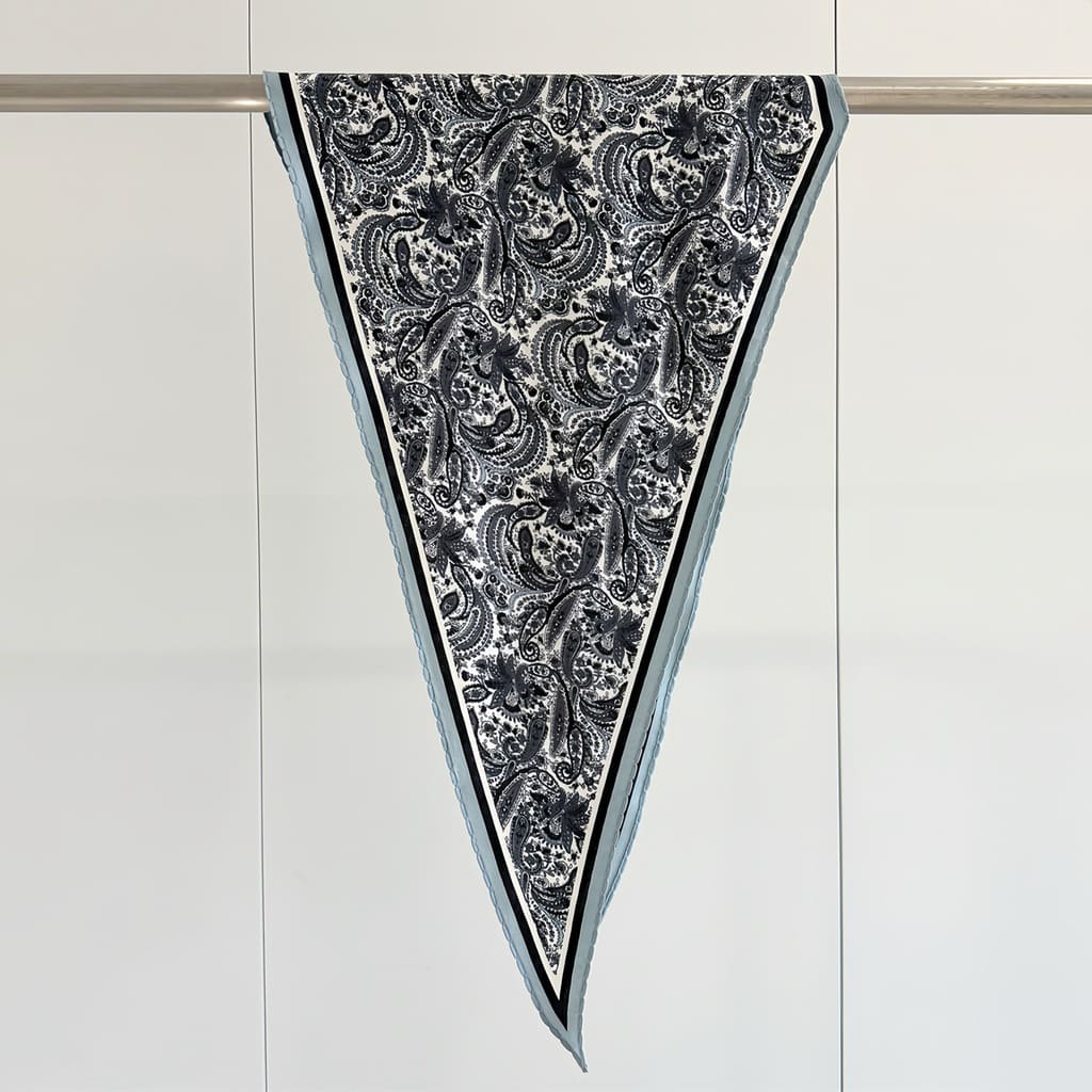 MaraSilk Pure Mulberry Silk-Wool Scarf - Diamond MS813