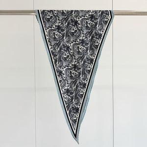 MaraSilk Pure Mulberry Silk-Wool Scarf - Diamond MS813